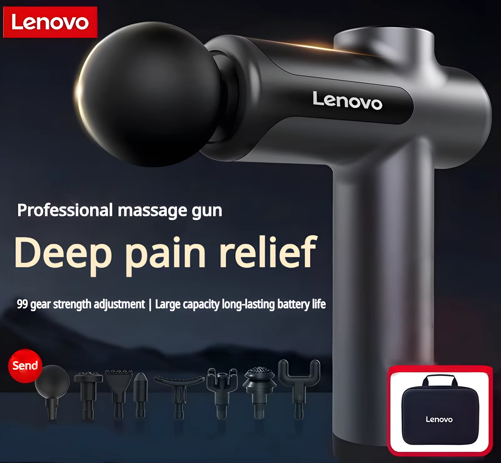 Lenovo 마사지건 마사지 헤드 종류