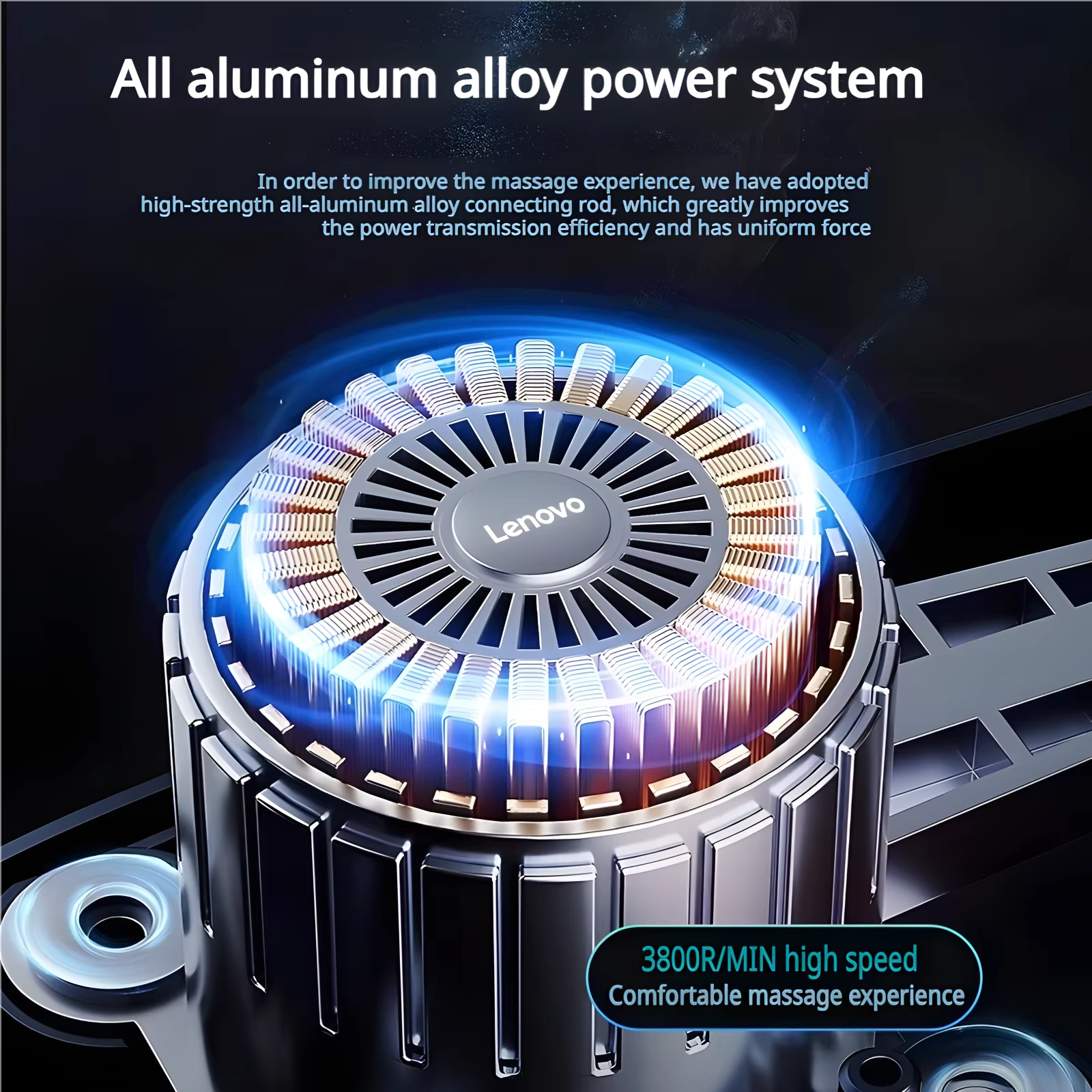 Lenovo 마사지건 전체 구성