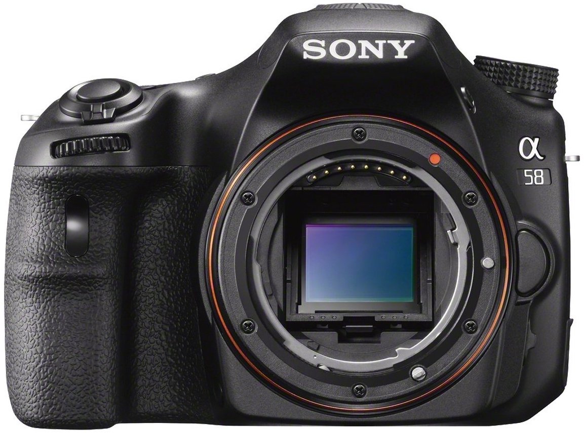 Sony α SLT-A58 Digital Cameras (20.1 MP, 5456 x 3632 Pixels, CMOS, Full HD, 490 g