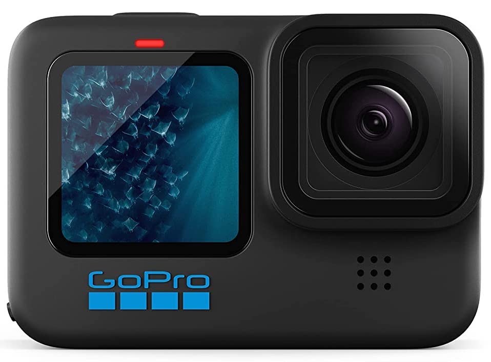 GoPro Hero11 Waterproof Digital Action Camera with Front&Rear LCD Screens,5.3K60 Ultra Hd Video,Hypersmooth 5.0,1080P Live Streaming with Enduro Battery