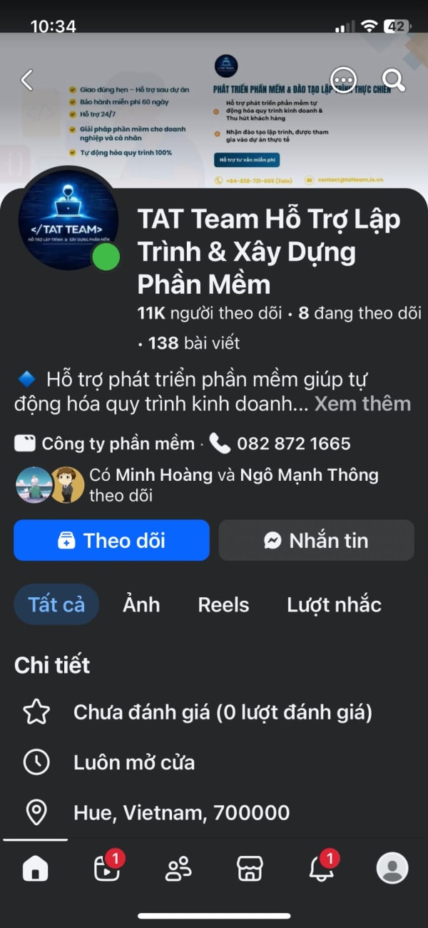 Cộng đồng Facebook TAT TEAM