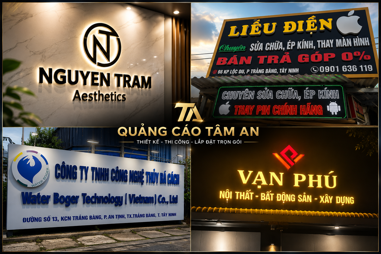 Quảng Cáo Tâm An Tây Ninh
