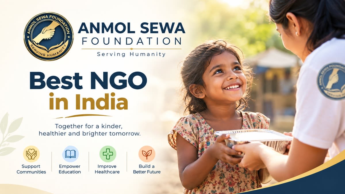 Anmol Sewa Foundation – Best NGO in India supporting communities through education, healthcare, food assistance, and social welfare initiatives.