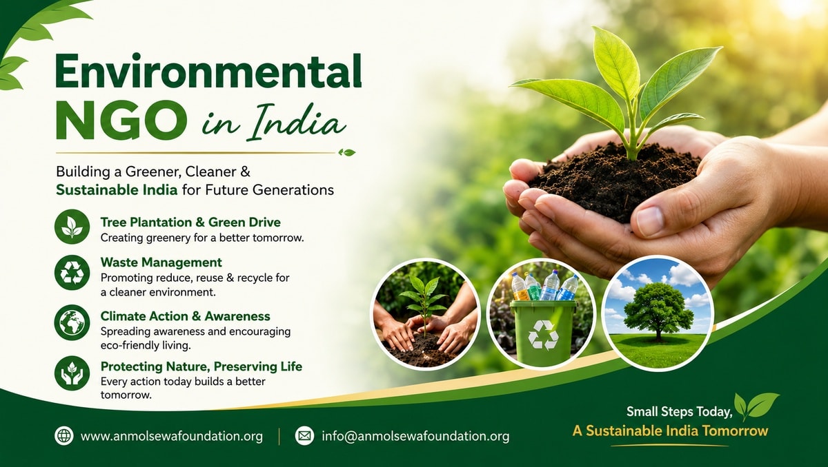 Environmental NGO in India promoting tree plantation, waste management and sustainable development