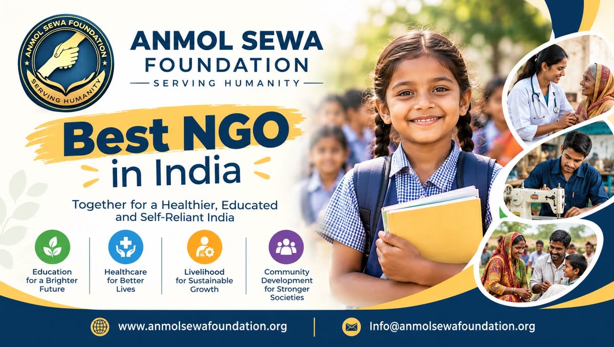 Best NGO in India – Anmol Sewa Foundation