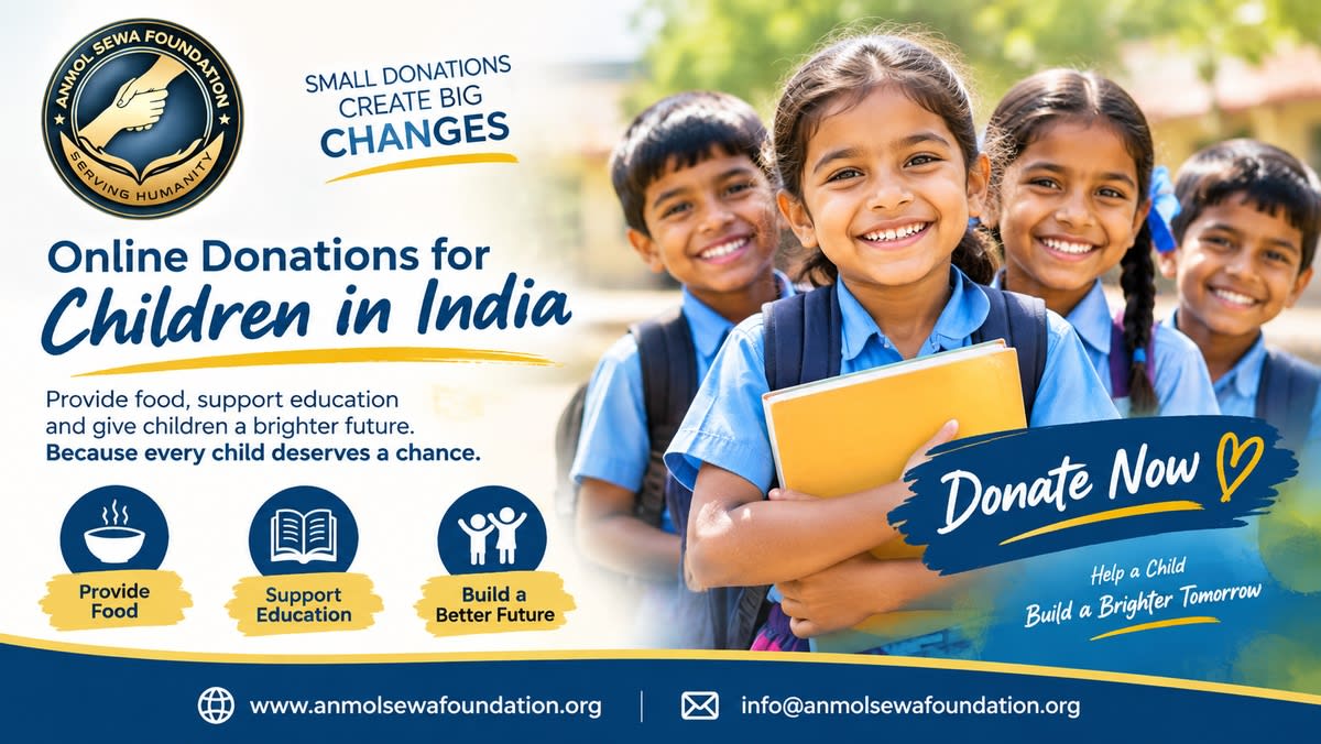 Online Donations for Children: Support Charity, Feed the Hungry & Donate to NGO Initiatives