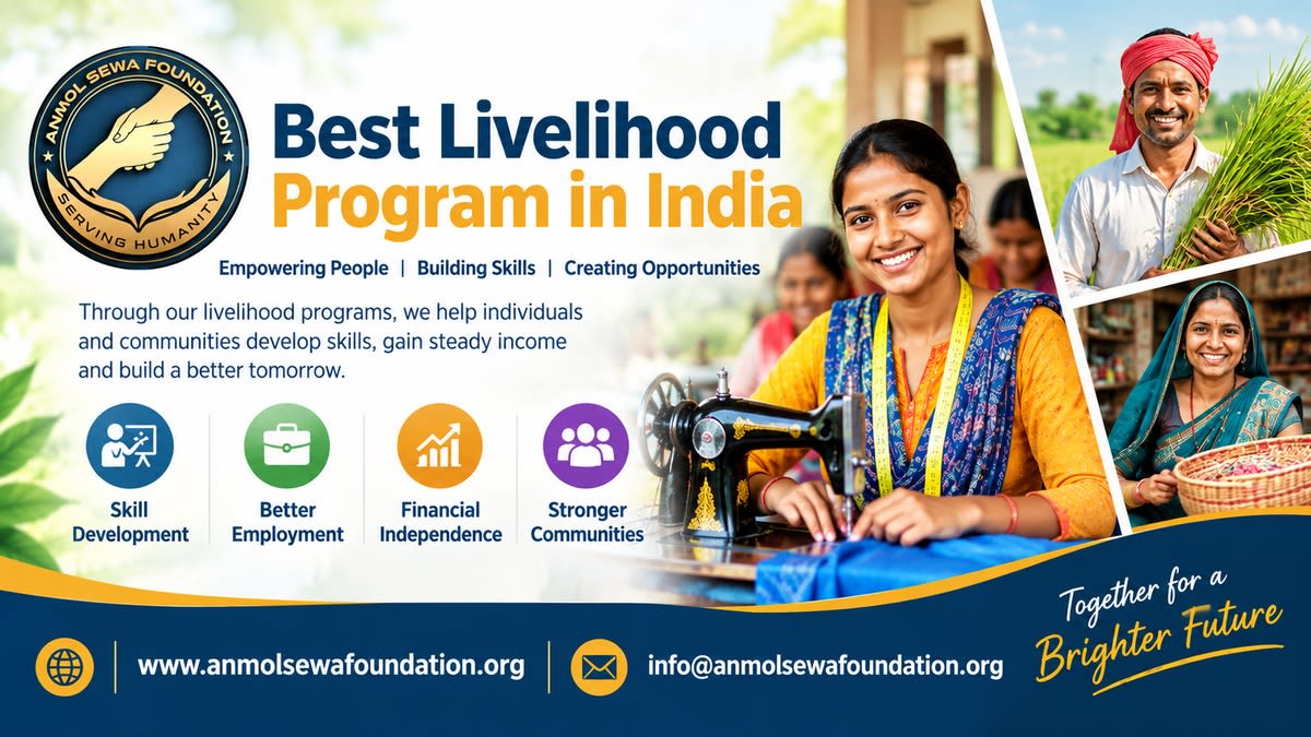 Best Livelihood Program in India – Skill Development NGO Empowering Communities
