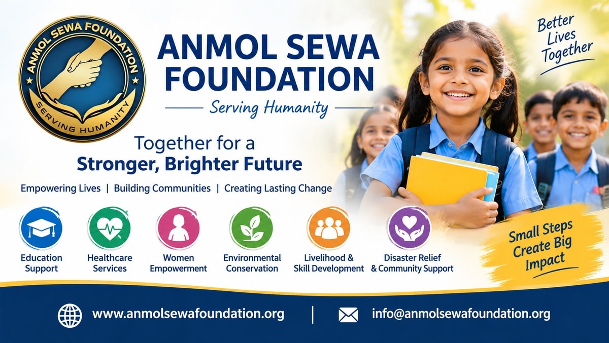 Popular NGO in India: How Anmol Sewa Foundation Supports Communities