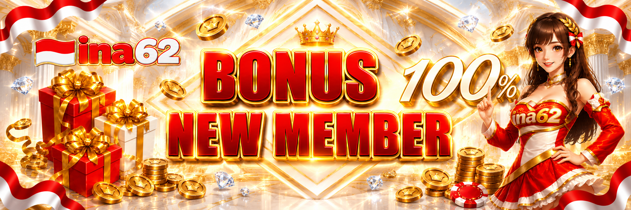Bonus New Member 100%