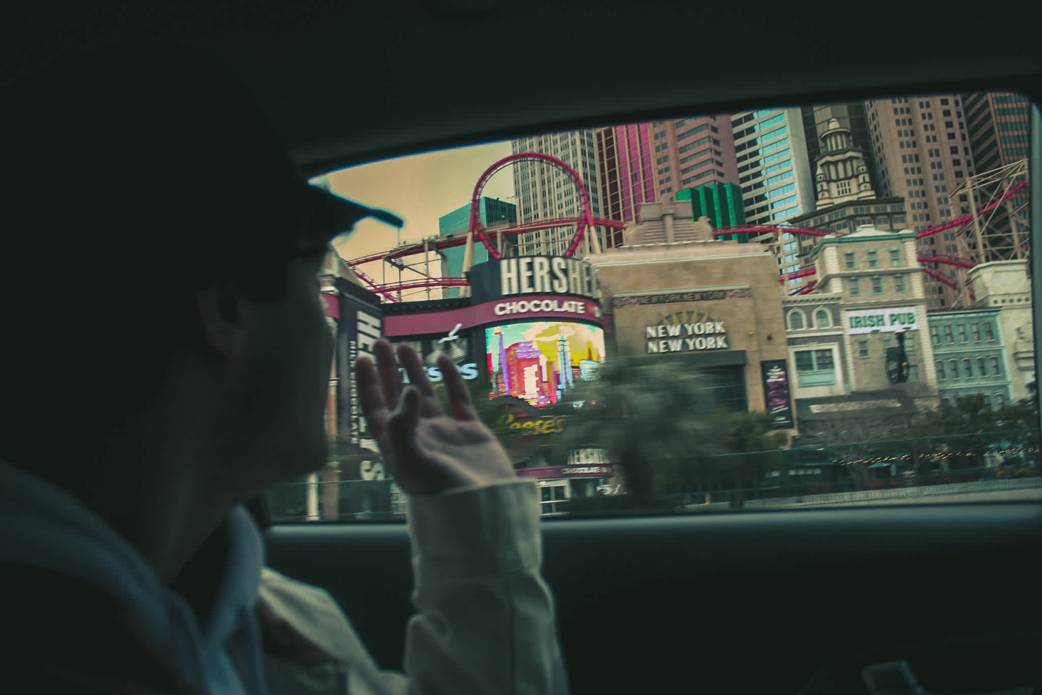 The colour-orgasm that that is the Las Vegas strip