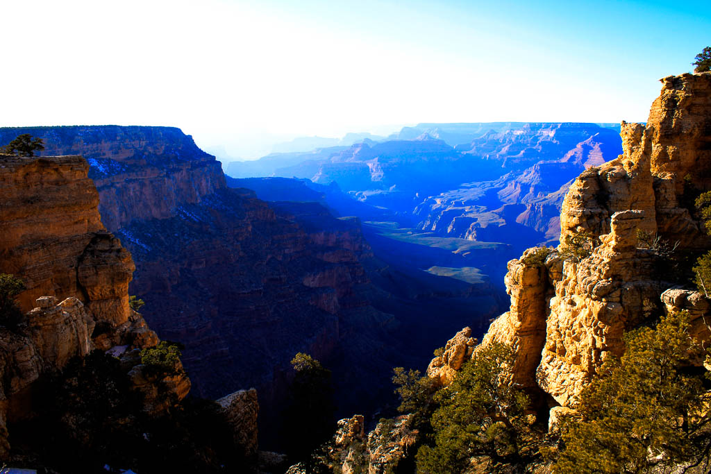 Below the rim at South Kaibab