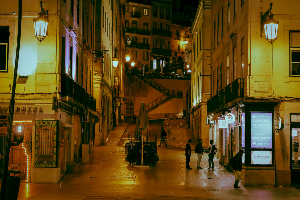 My first night in Lisbon