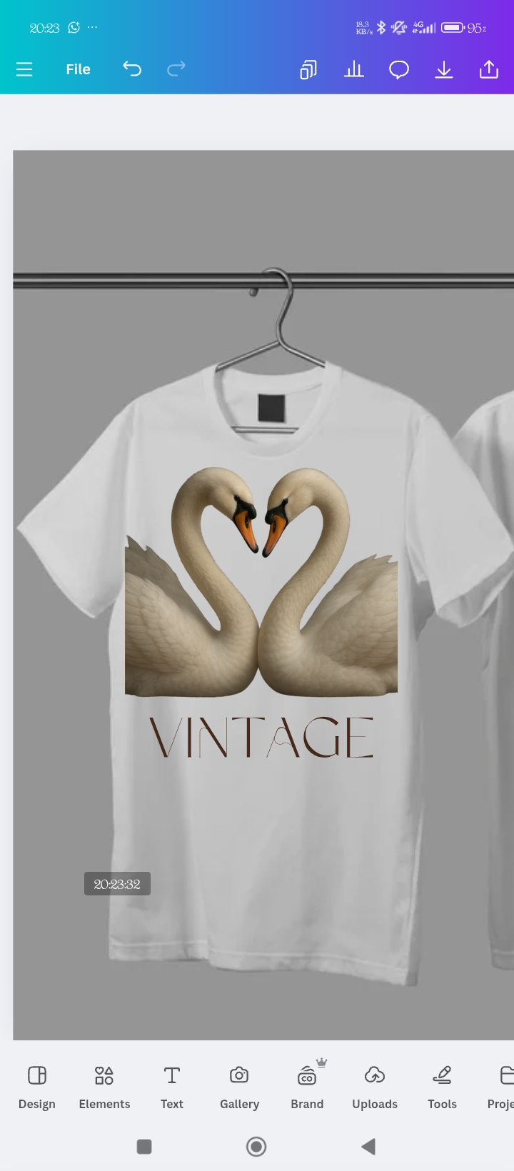 Vintage Swan Tee