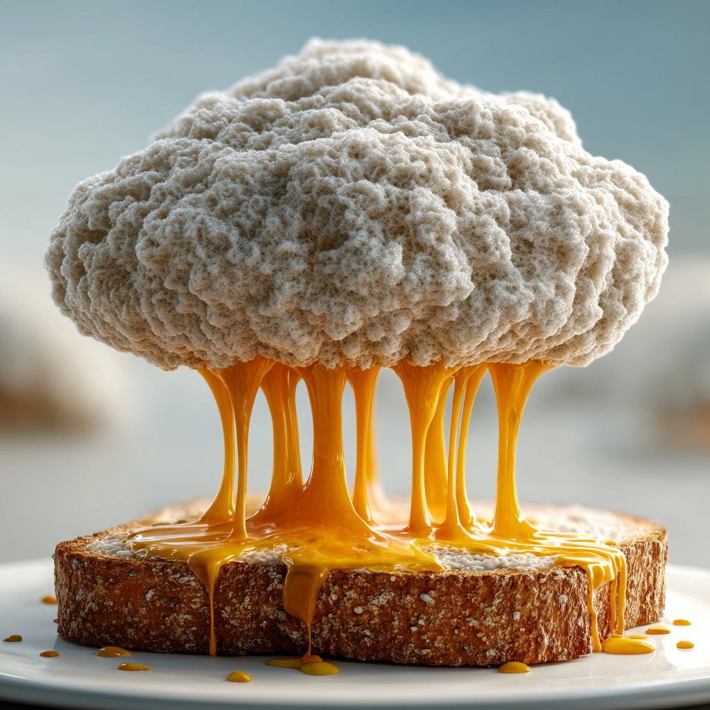 Cloudy Egg Over Toast