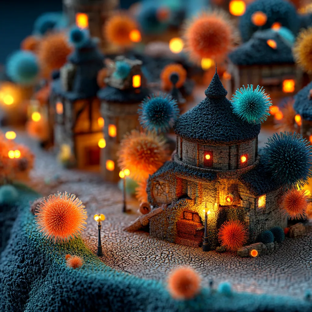 Microscopic Cell Town