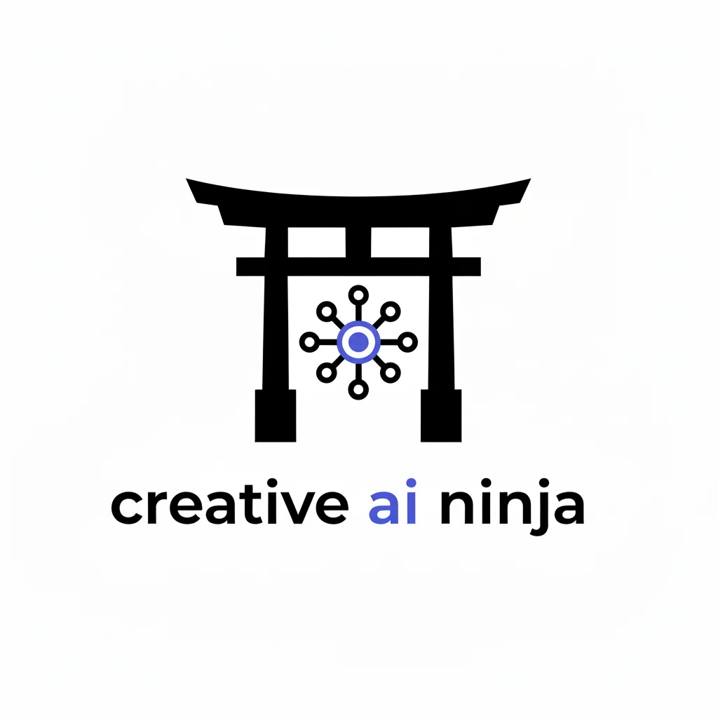 Creative AI ninja Dojo Logo