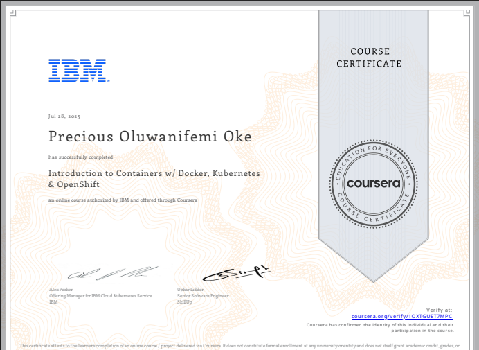 Docker & Kubernetes Certification