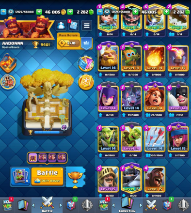 Clash Royale Account (IOS/ANDROID) – Level 15 | Kings Tower 15 |