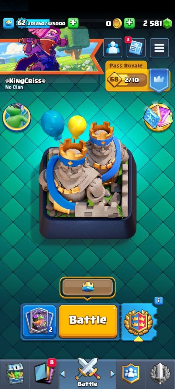 Clash Royale Account (IOS/ANDROID) – Level 35 | Kings Tower 15 |