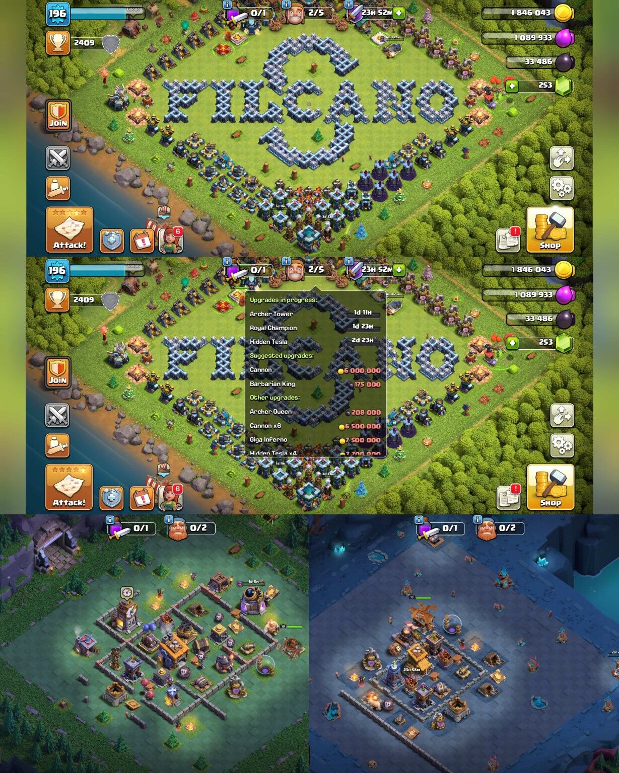 C072 TH13 – XP196 – 253 GEMS – CN 500 GEMS – BK65 SKIN PIXEL KING GG99 SB1 – AQ70 SKIN2 FA8 – GW50 SKIN PIRATE WARDEN