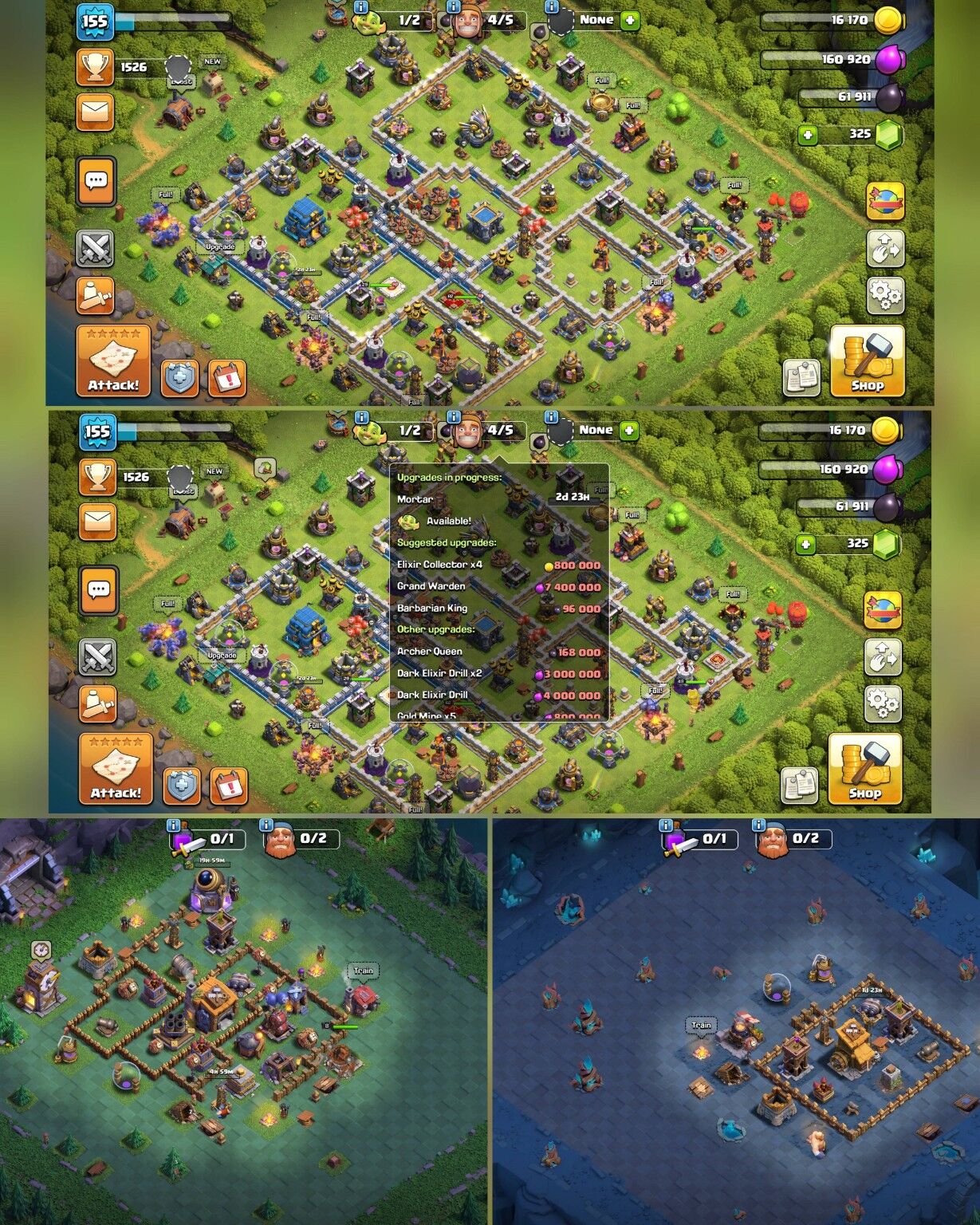 C059 TH12 – XP155 – 325 GEMS – CN 1000 GEMS – BK49 SKIN PIXEL KING GG7 – AQ62 SKIN4 – GW29 SKIN PARTY WARDEN – BM8