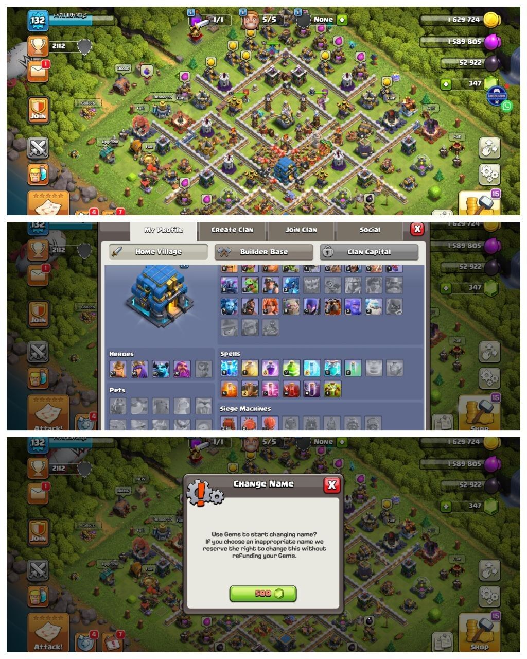 Speed129]Th12]Th11 Maxed]Xp-132][Heros 57-56-35-32][Name Change 500][Value For Money][Android and iOS Both]