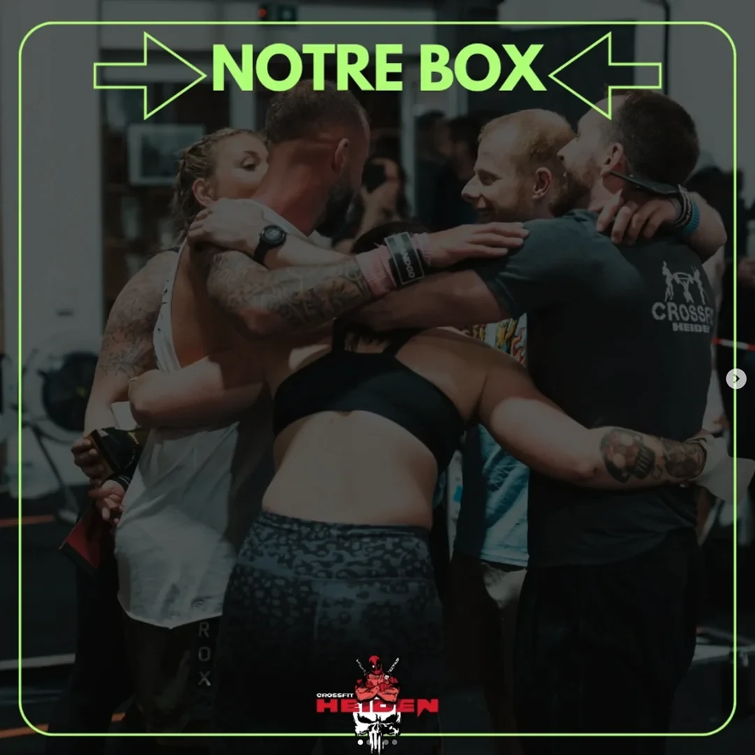 🔥 Bienvenue chez CrossFit Heiden 🔥
Une box pas comme les autres 💥
🏋️♂️ +600m² d’espace entièrement équipé :
✅ Salle Punisher
✅ Salle Deadpool
✅ Espace extérieur
✅ Mezzanine
Ici, chaque zone est pensée pour vos performances 💪
📚 Des coachs qualifiés et passionnés
👉 +10 ans d'expérience
👉 Diplômés & toujours à l’écoute
👉 Motivés pour VOUS faire progresser
💥 Des cours variés pour tous les niveaux :
🔹 WOD
🔹 Gymnastique
🔹 Haltérophilie
🔹 HIIT... et bien plus encore !
🤝 Une communauté en or
💚 Bienveillance
🤗 Entraide
😂 Fou rires garantis
Ici, pas de jugement – juste du partage et de la bonne humeur 🫶
📞 Rejoins-nous dès maintenant !
📲 06 16 57 67 70
🌐 crossfit-heiden.fr