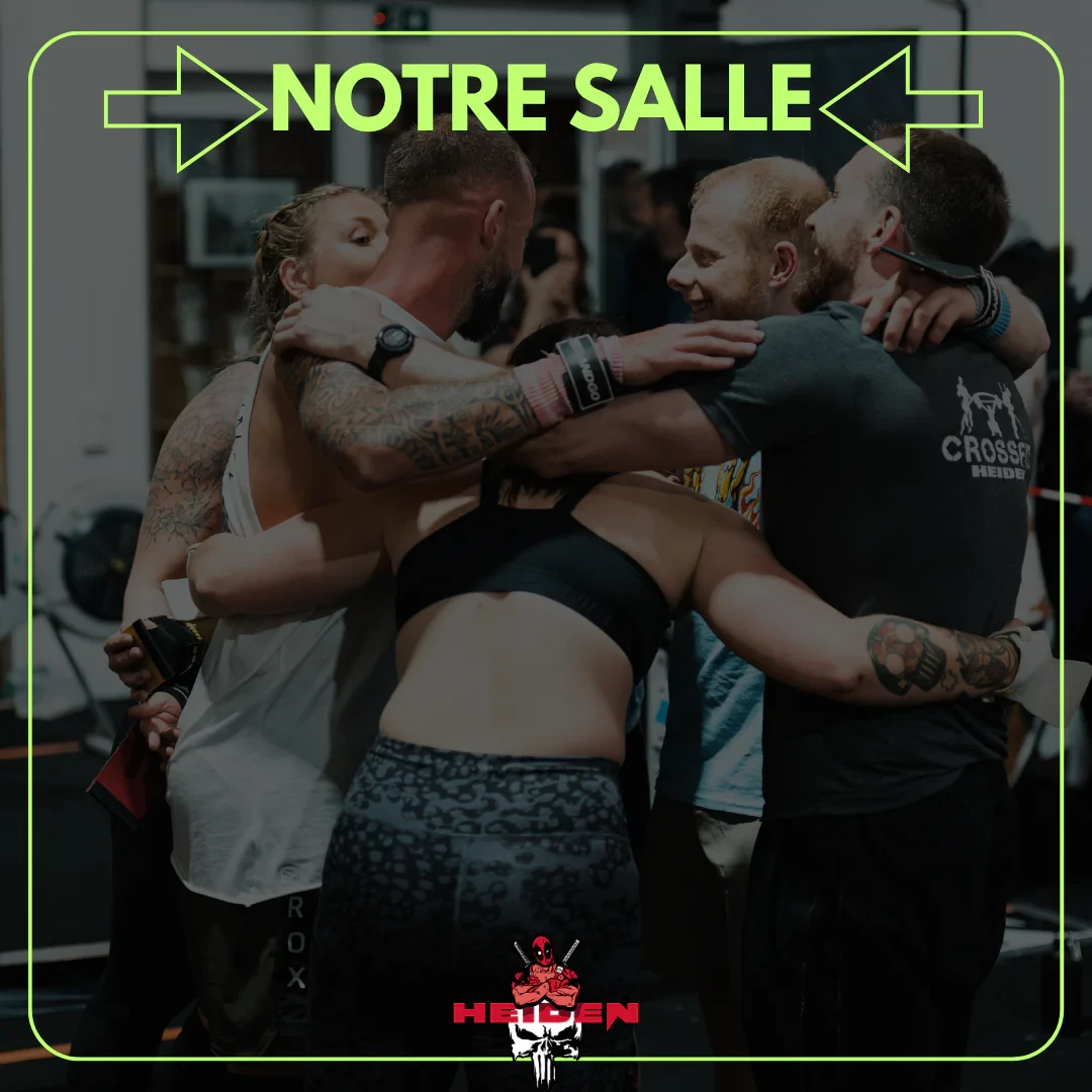 🔥 Bienvenue chez Heiden Fit 🔥
Une salle pas comme les autres 💥

🏋️‍♂️ +600m² d’espace entièrement équipé :
✅ Salle Punisher
✅ Salle Deadpool
✅ Espace extérieur
✅ Mezzanine
Ici, chaque zone est pensée pour vos performances 💪

📚 Des coachs qualifiés et passionnés
👉 +10 ans d'expérience
👉 Diplômés & toujours à l’écoute
👉 Motivés pour VOUS faire progresser

💥 Des cours variés pour tous les niveaux :
🔹 WOD
🔹 Gymnastique
🔹 Haltérophilie
🔹 HIIT... et bien plus encore !

🤝 Une communauté en or
💚 Bienveillance
🤗 Entraide
😂 Fou rires garantis
Ici, pas de jugement – juste du partage et de la bonne humeur 🫶

📞 Rejoins-nous dès maintenant !
📲 06 16 57 67 70
🌐 heidenfit.fr