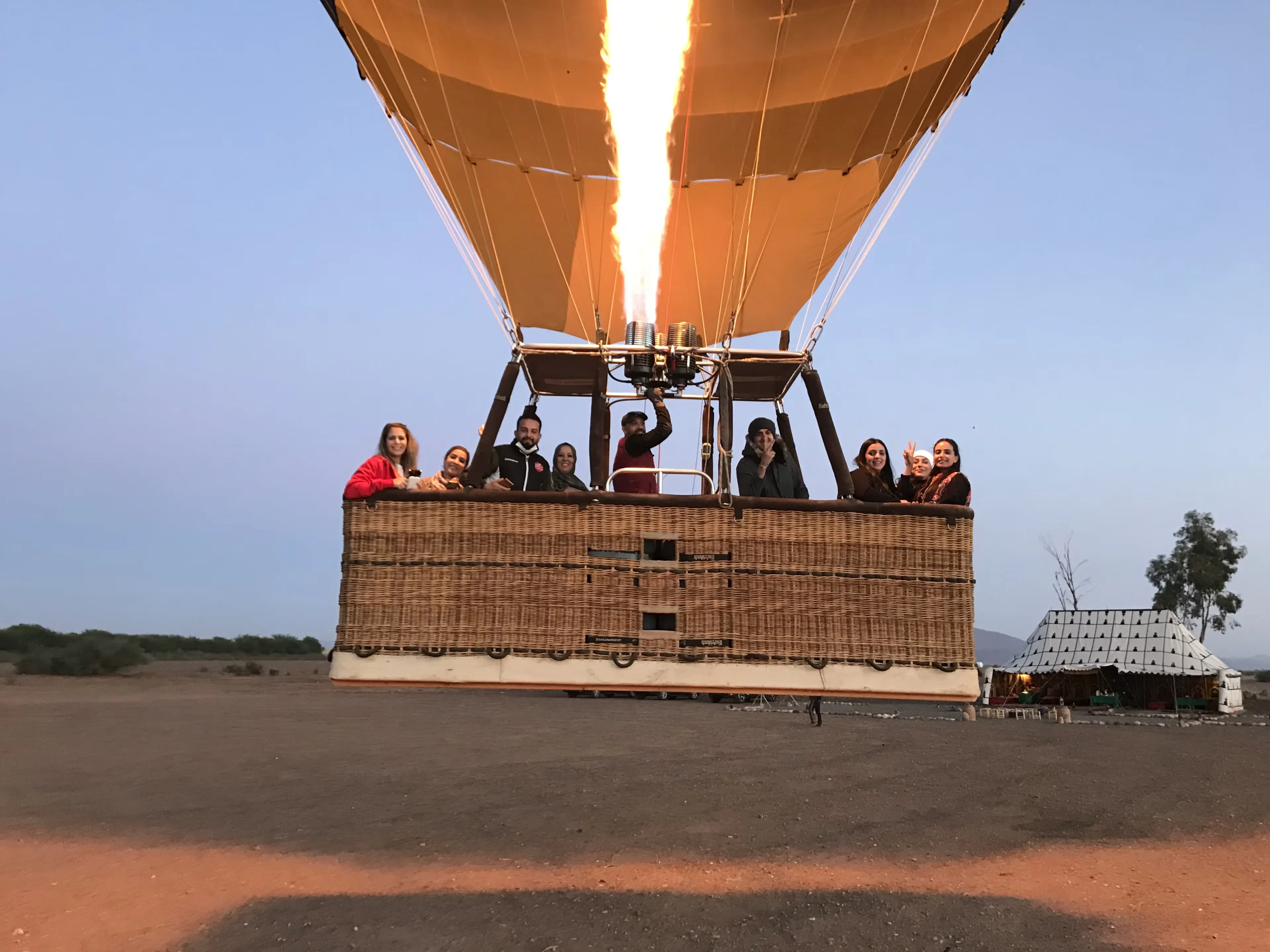 Hot-air balloon flight in Marrakech, Morocco - 7