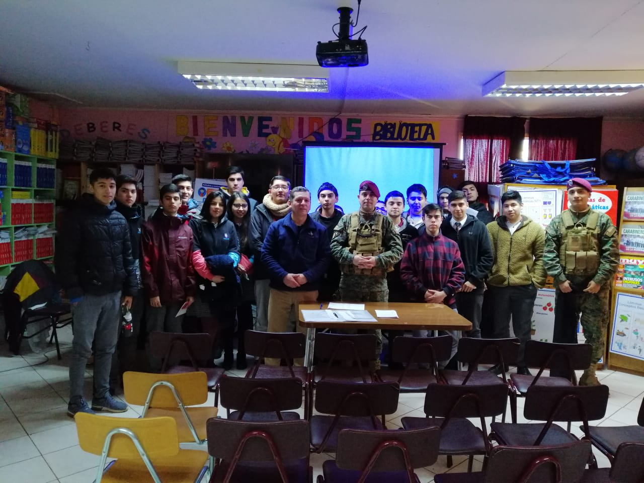 Charla informativa REGIMIENTO DE CABALLERÍA BLINDADA N° 3 HÚSARES DE ANGOL.