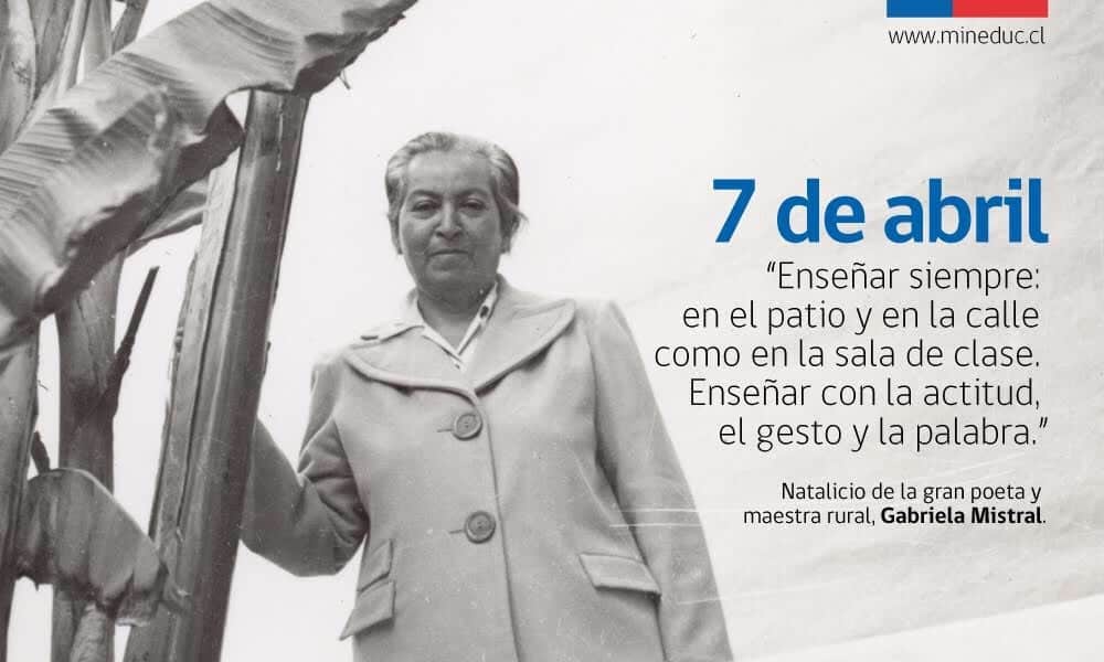 Natalicio de Gabriela Mistral