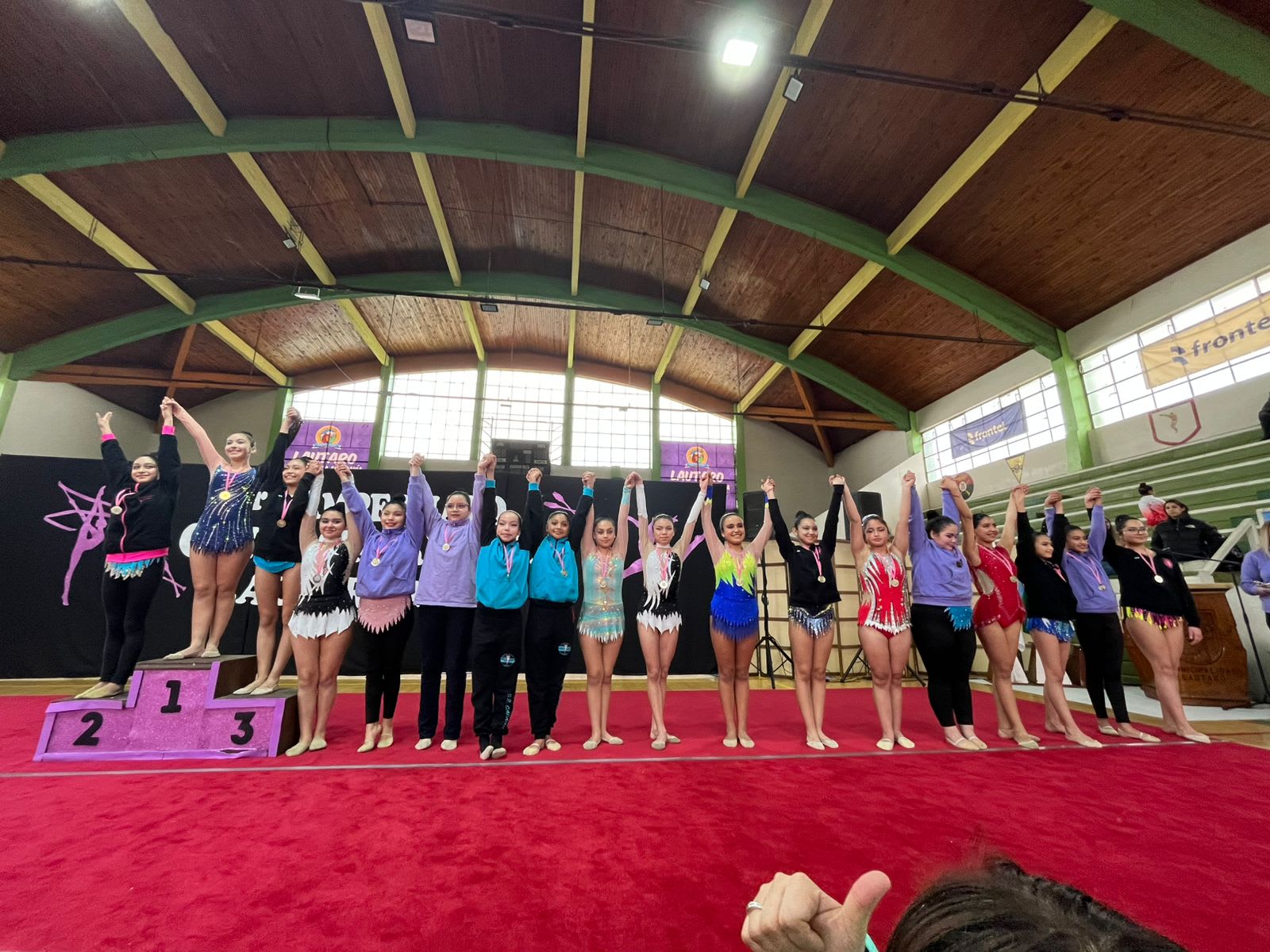 SELECCIÓN DE GIMNASIA RITMICA PARTICIPO EN CAMPEONATO DE GIMNASIA RITMICA REALIZADO EN LAUTARO.