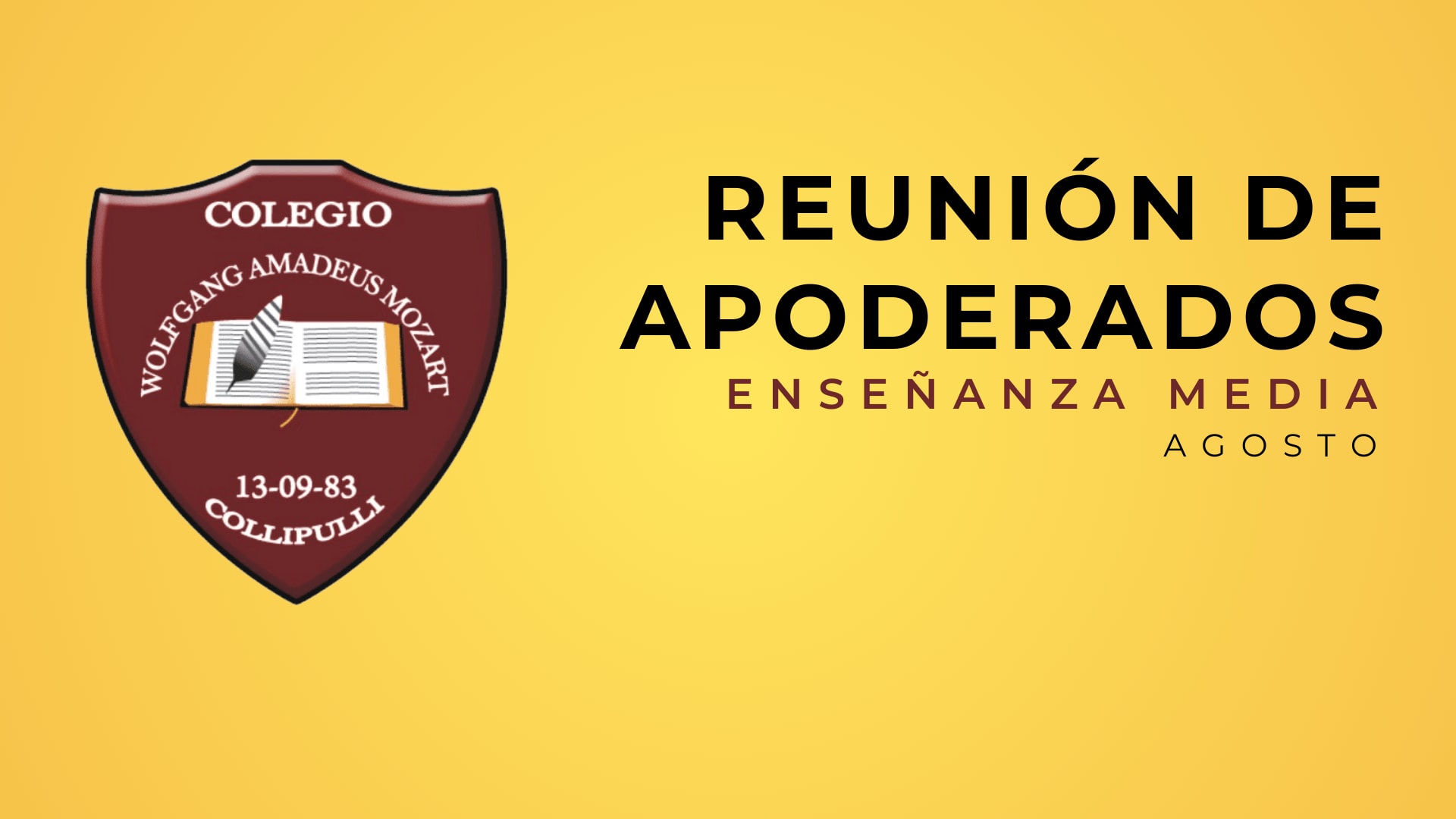 Reunión de Padres y Apoderados Online Enseñanza Media Agosto