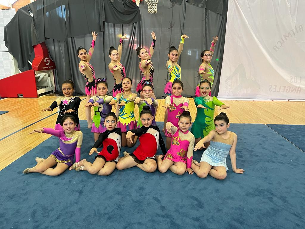 CAMPEONATO DE GIMNASIA RITMICA EN  LOS ANGELES