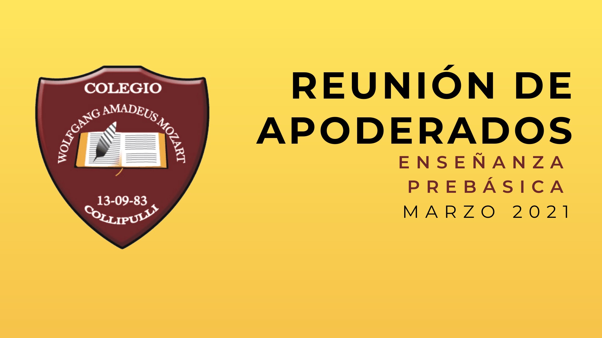 Reunion Padres y Apoderados Marzo 2021 Enseñanza Prebásica