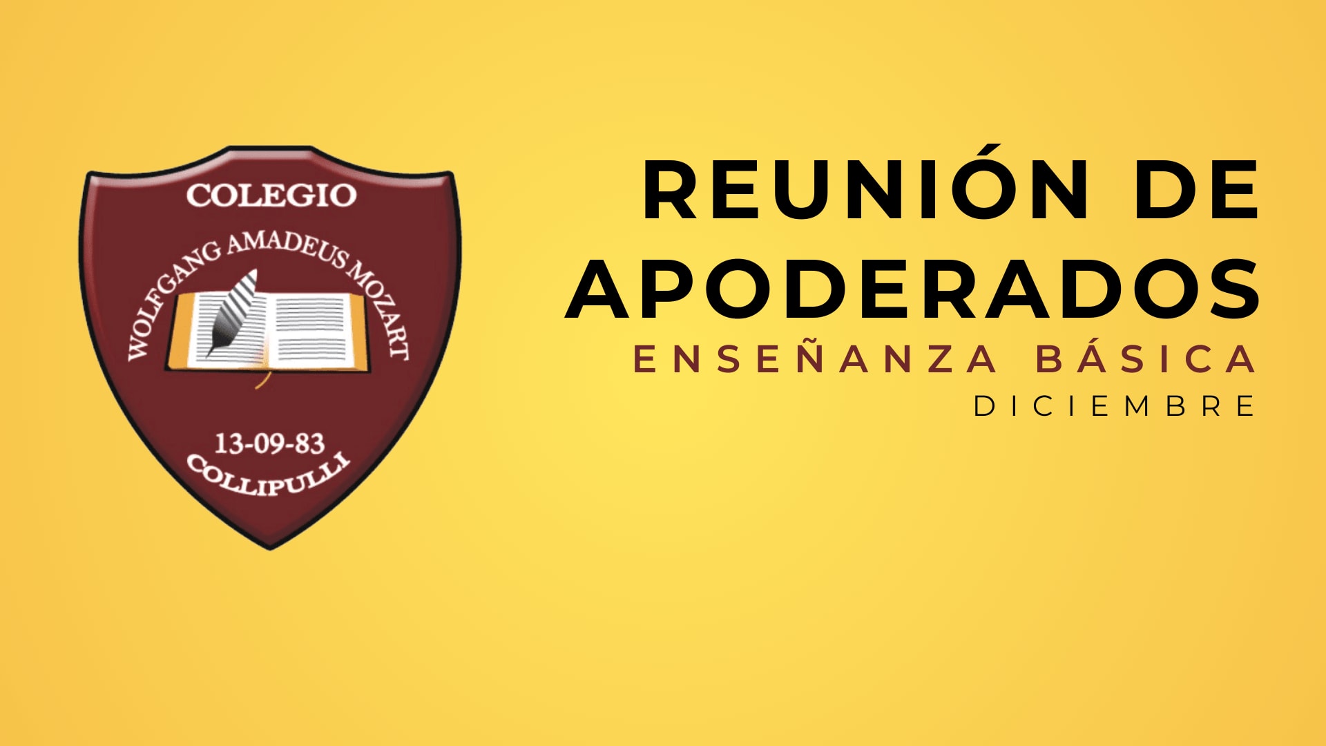 Reunión de Padres y Apoderados Online Enseñanza Básica Diciembre