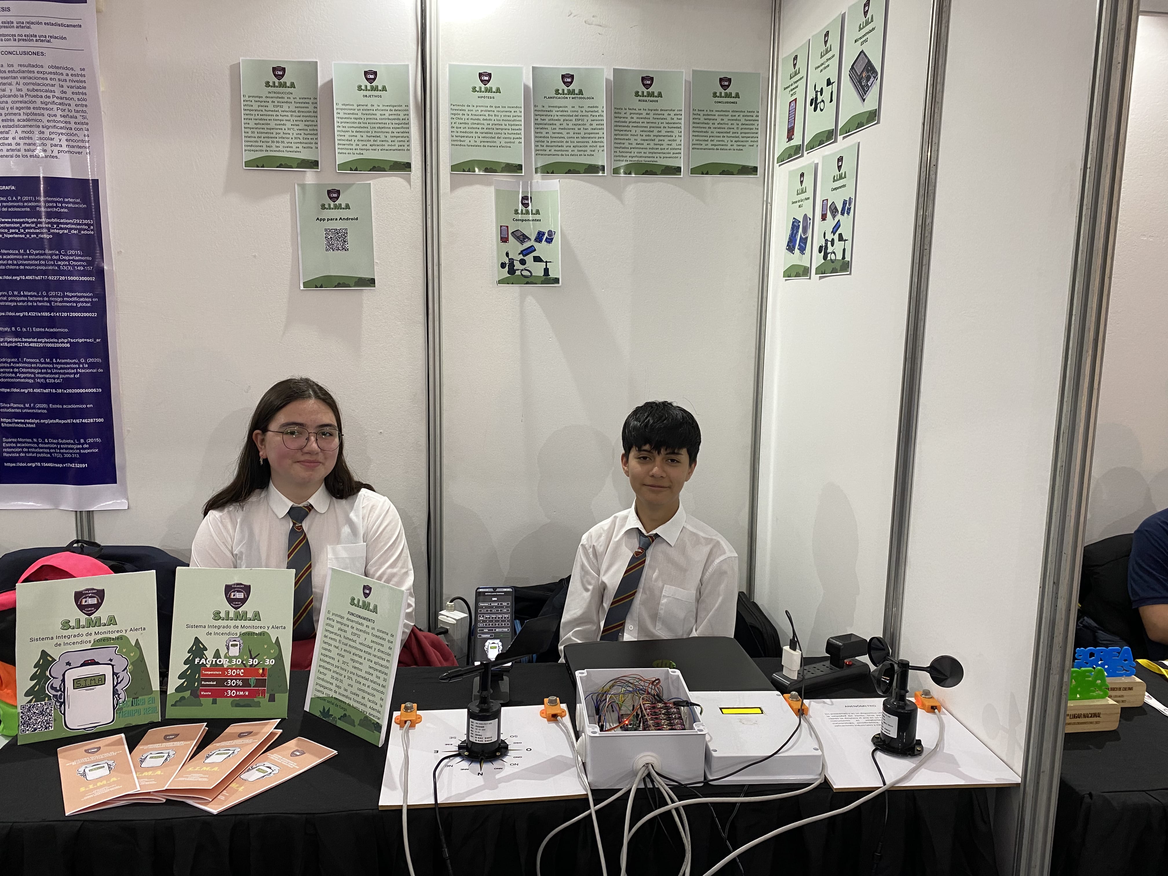 Estudiantes obtuvieron el 3° Lugar En la 25° Feria Nacional de la Ciencia y Tecnología de la Universidad del Bío Bío 