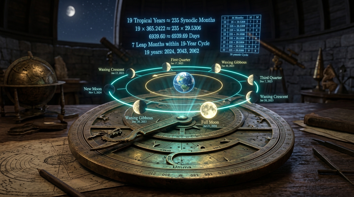 Soli-Lunar Cycles, Metonic Alignment, and Chronological Calendars: Demystifying the Math Behind Lunar and Solar Timekeepers