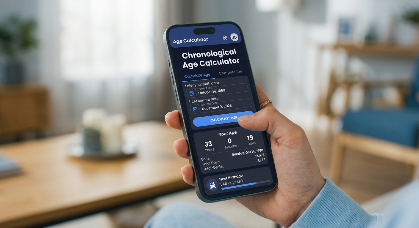 The Ultimate Chronological Age Calculator App Experience (No Download Required)
