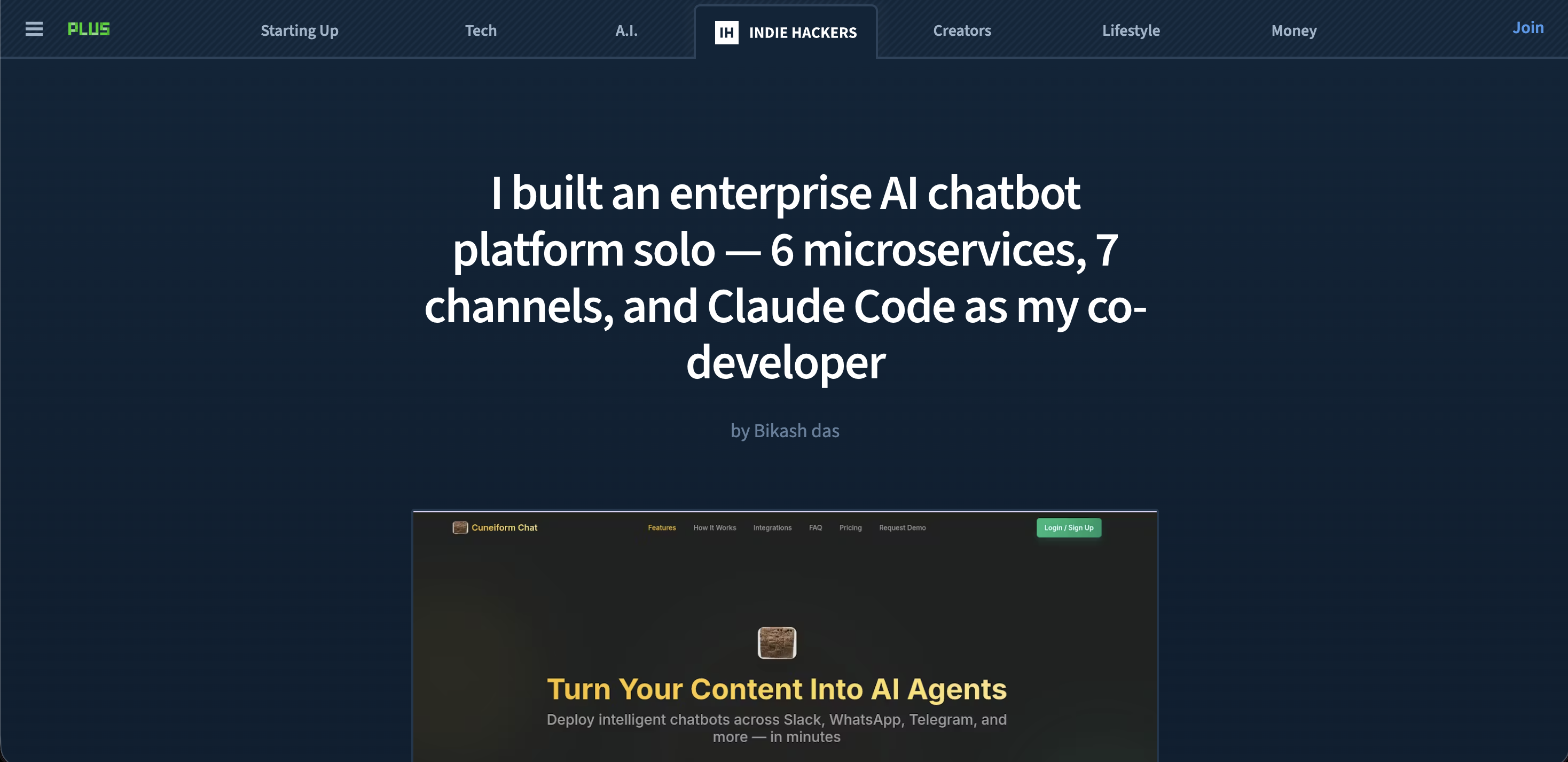 I built an enterprise AI chatbot platform solo