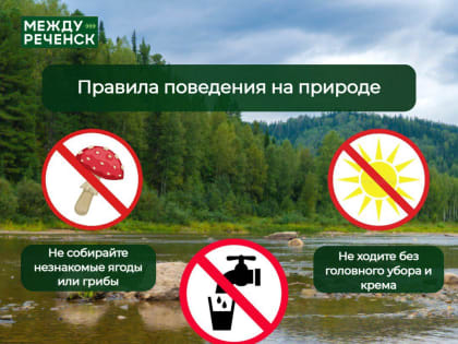 Как нужно вести себя на природе?