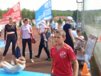 Празднование Дня физкультурника в Междуреченске