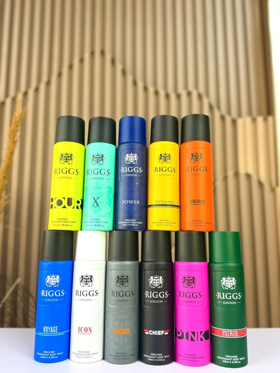 Riggs body spray