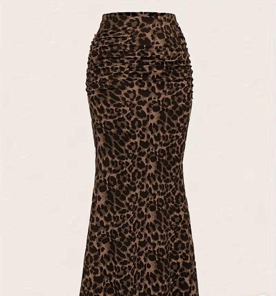 tiger print skirt