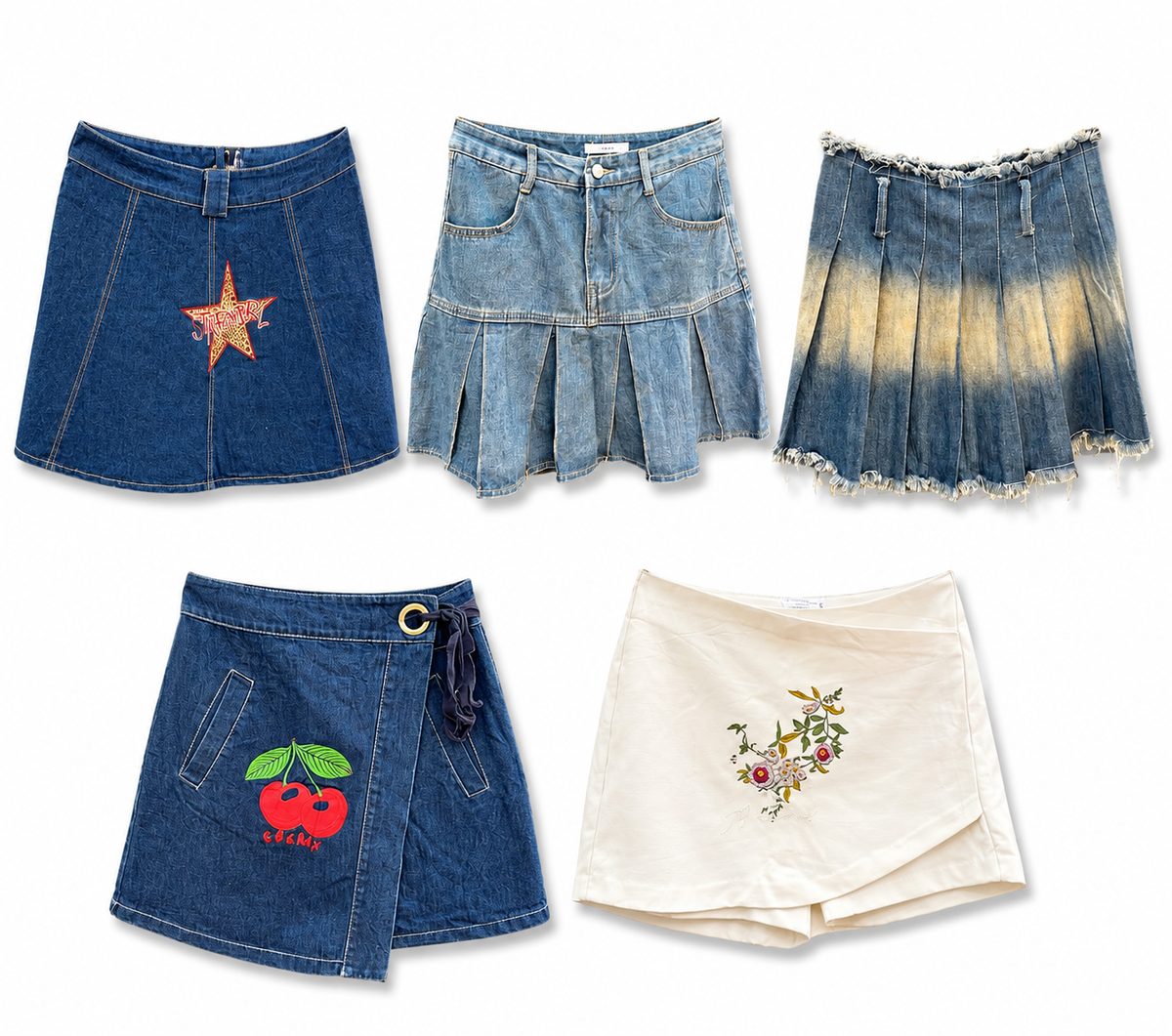 Jean skirts 💋