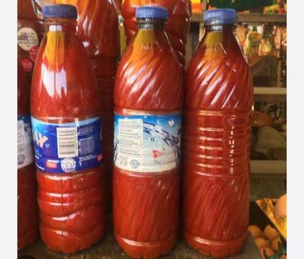 Spaghetti and palm oil