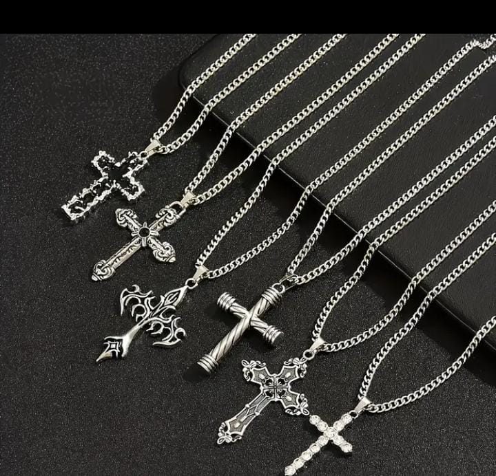 Cross necklace.