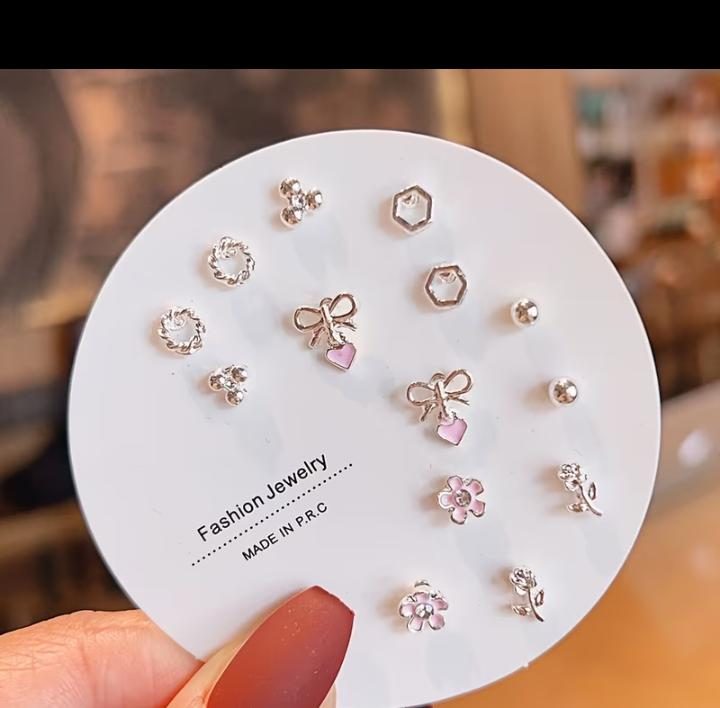 Stud Earrings.