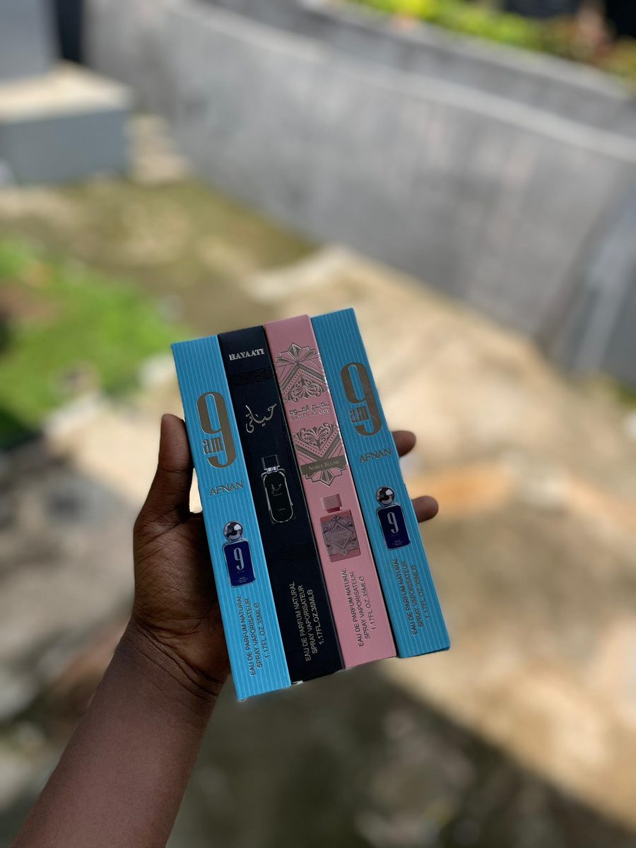 Perfumes, face wipes , handcream