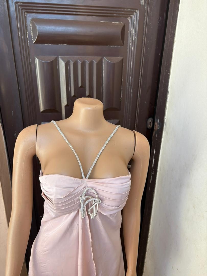 Silk gown